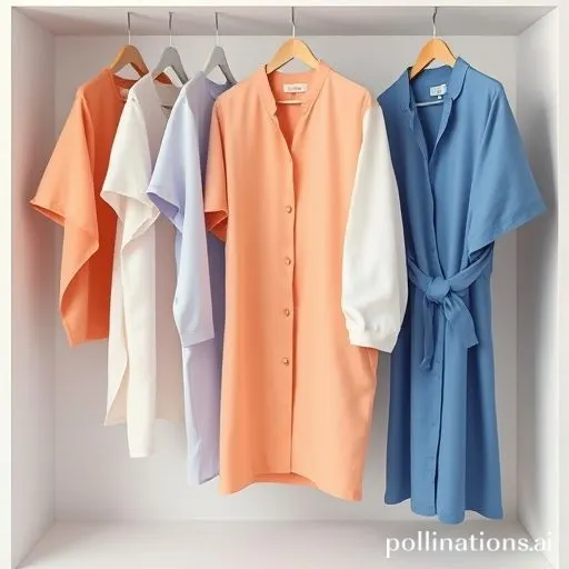 Dressing minimaliste avec vêtements soigneusement rangés